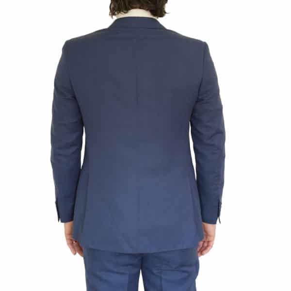 Canali Exclusive Silk Linen Royal Blue Suit