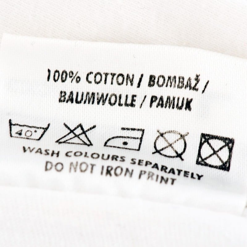Cotton shirt tag 1