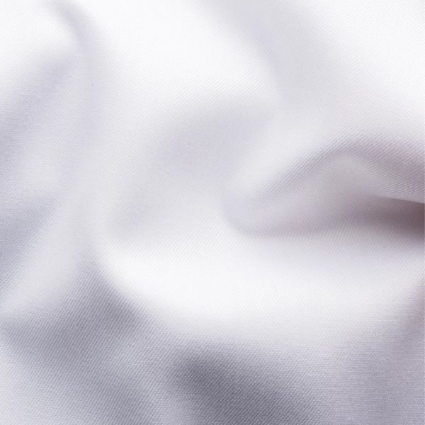 Eton Signature Twill Slim Fit White Floral Contrast Details White Shirt 3
