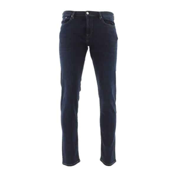 PAUL SMITH Tapered Fit Stretch Wash Dark Blue Jeans