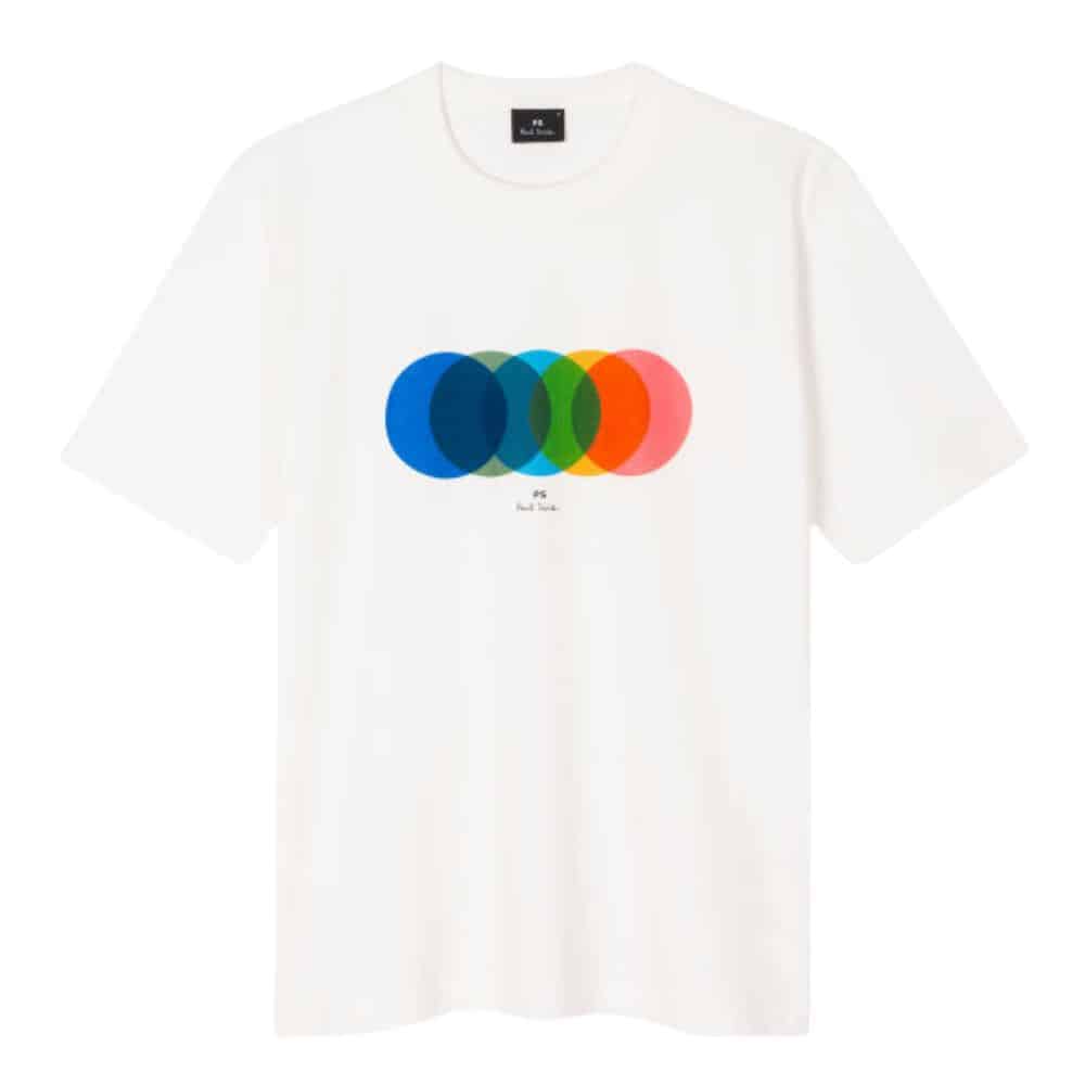 PS Circle pattern T Shirt Front 1