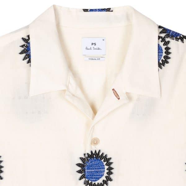Paul Smith Cotton Blend Fil Coupe Sun Casual Fit Short Sleeve Shirt 2
