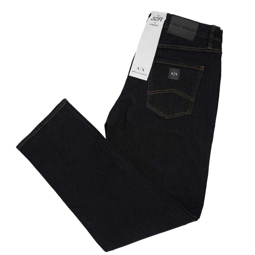 Armani Exchange J16 Straight Fit Deep Blue Jeans 1