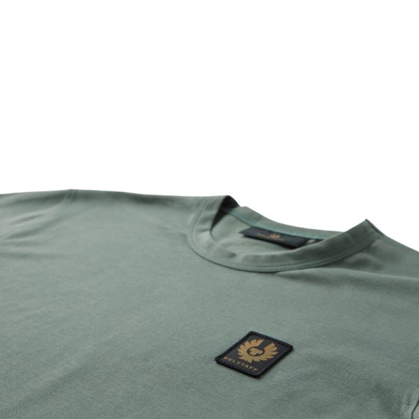Belstaff Cotton Jersey Mineral Green T Shirt 3