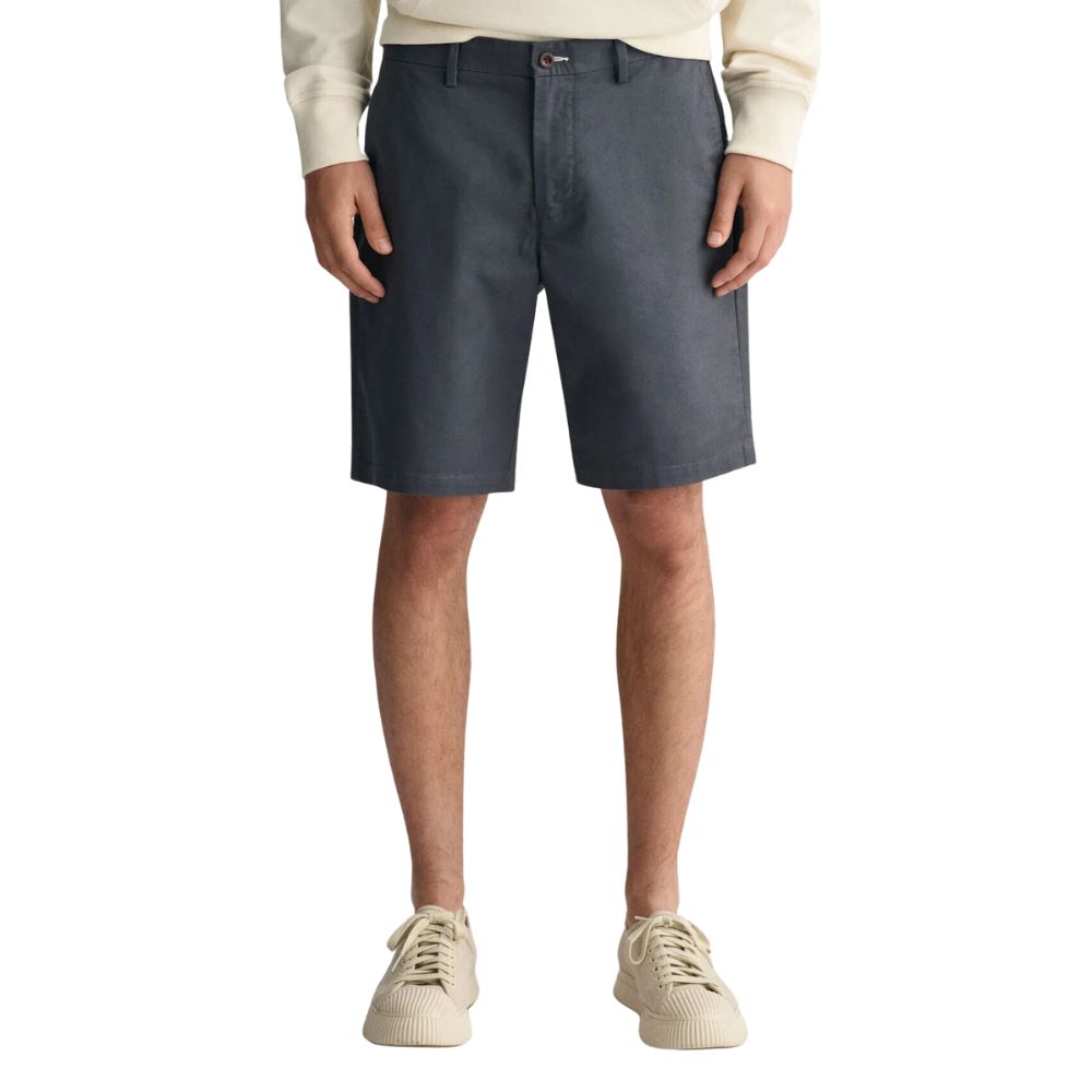 GANT Regular Fit Grey Chino Shorts 1