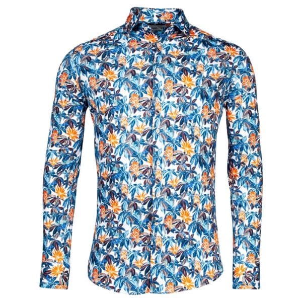 Giordan LS Flower shirt front