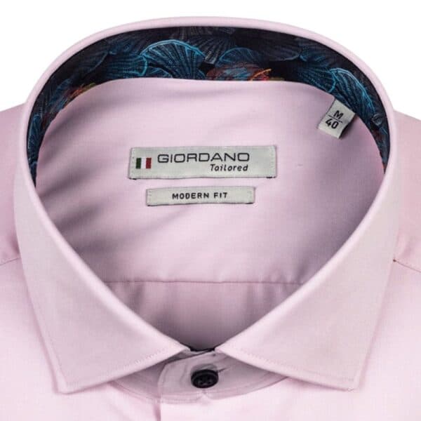 Giordano Pink shell shirt collar