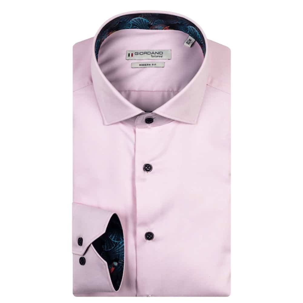 Giordano Pink shell shirt front