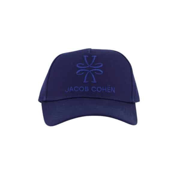 Jacob Cohen Gabardine Navy Baseball Cap 2