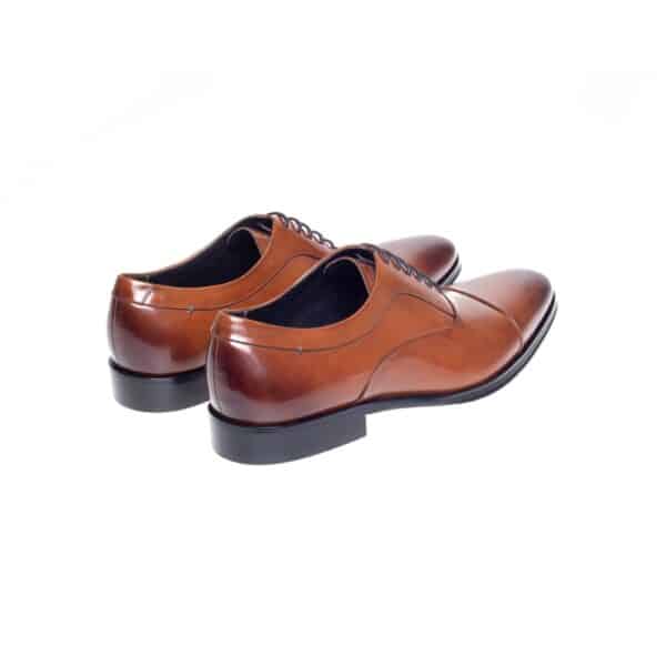 John White Guildhall Tan Capped Oxfords 2