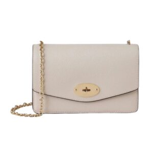 Mulberry Small Darley Chalk Small Classic Grain Bag