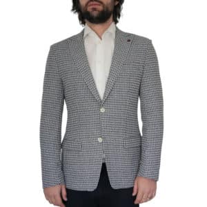Rou Robson jacket houndstooth front