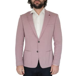 Roy Robson Slim Fit Soft Stretch Pink Jersey Jacket 2