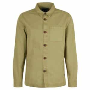 BARBOUR Bleached Olive Washed Cotton Overshirt