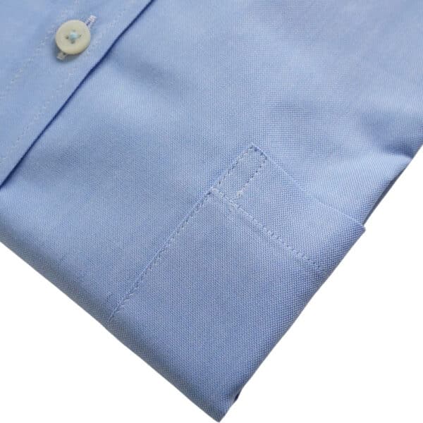 Warwicks Oxford Button Down Regular Fit Blue Shirt pocket