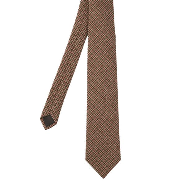 Warwicks Silk Country Check Brown Tie