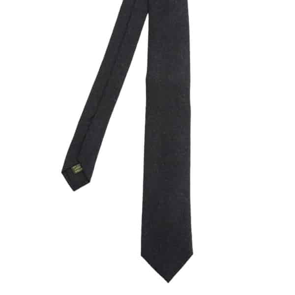 Warwicks Silk Plain Fine Knit Navy Tie