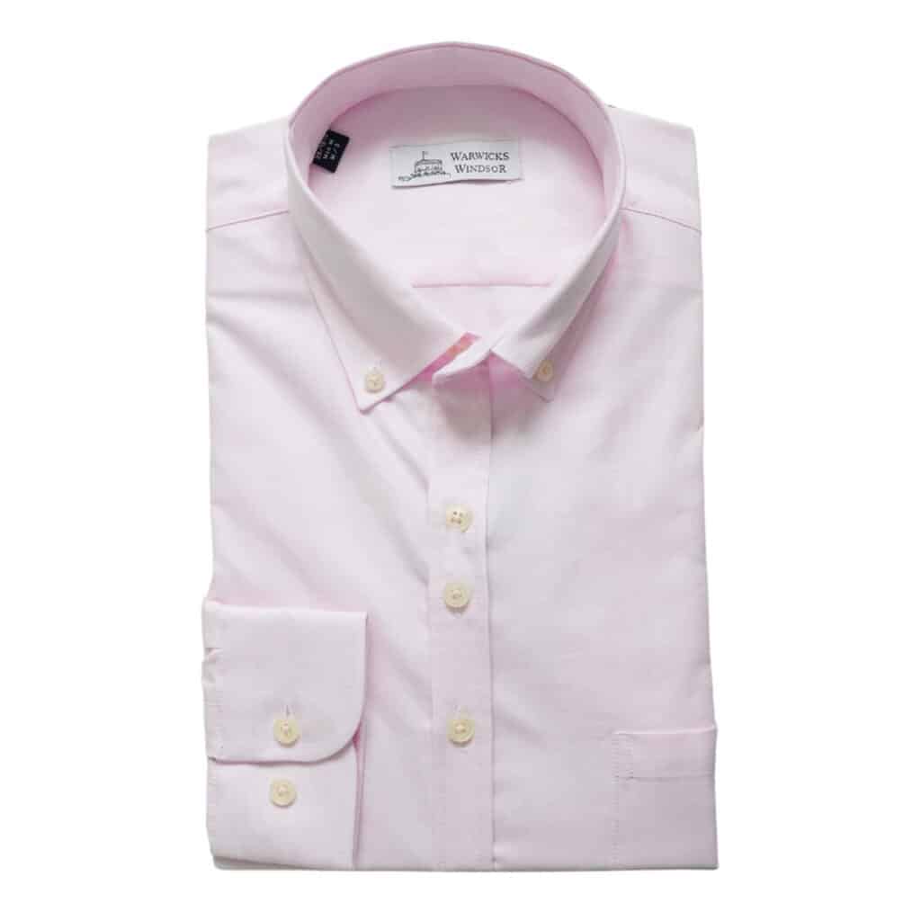Warwicks pink cotton shirt with pocket