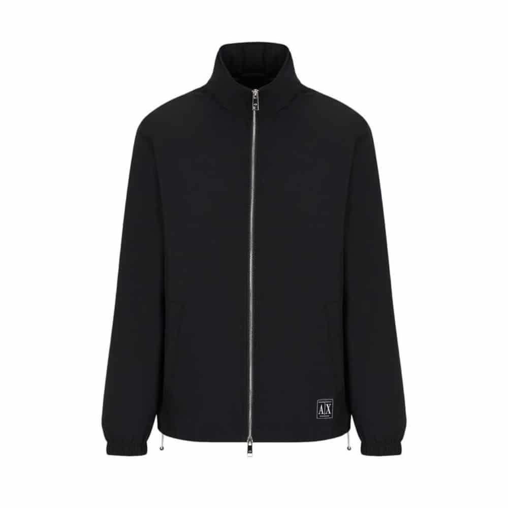 Armani Exchange Lightweight Nylon Black Jacket