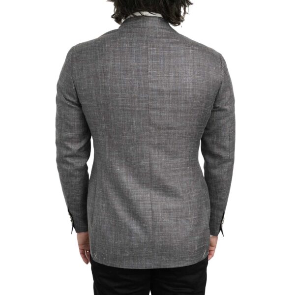 Canali Silk Wool Kei Regular Fit Brown Linen Jacket