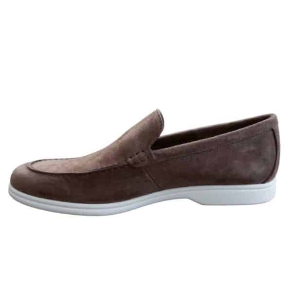 JOHN WHITE FIRTH SOFT SUEDE BROWN LOAFERS 3