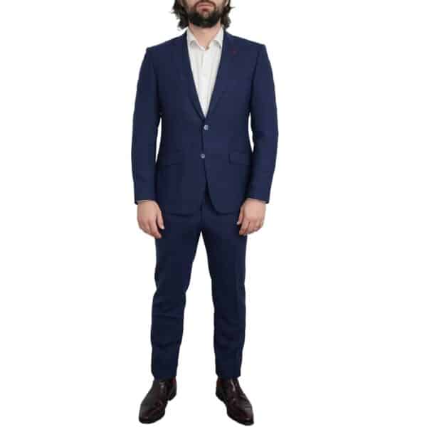 Roy Robson Slim Fit Fine Weave Dark Blue Suit