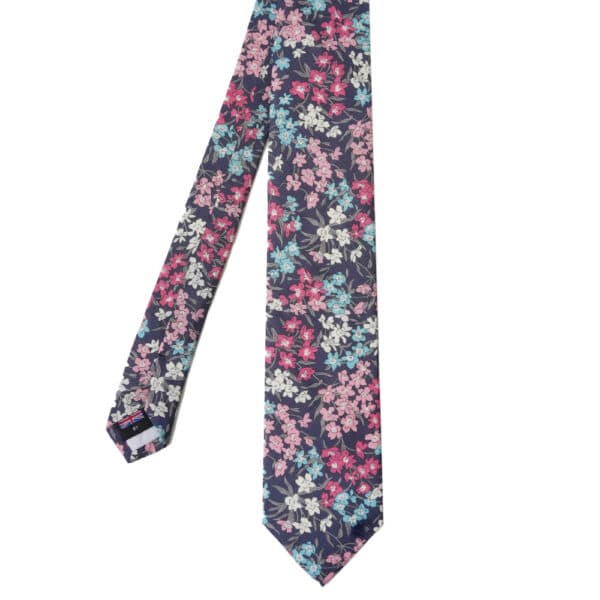 Van Buck Strawberry Sea Blossom Liberty Fabric Cotton Pink Tie Set
