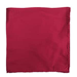 Warwicks silk burgundy pocket square