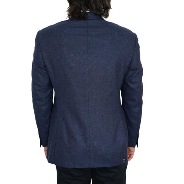 Canali Pure Wool Micro Weave Contemporary Fit Blue Jacket 3