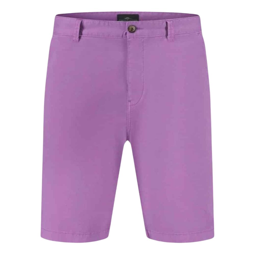 FYNCH HATTON Casual Fit Dusty Lavender Shorts
