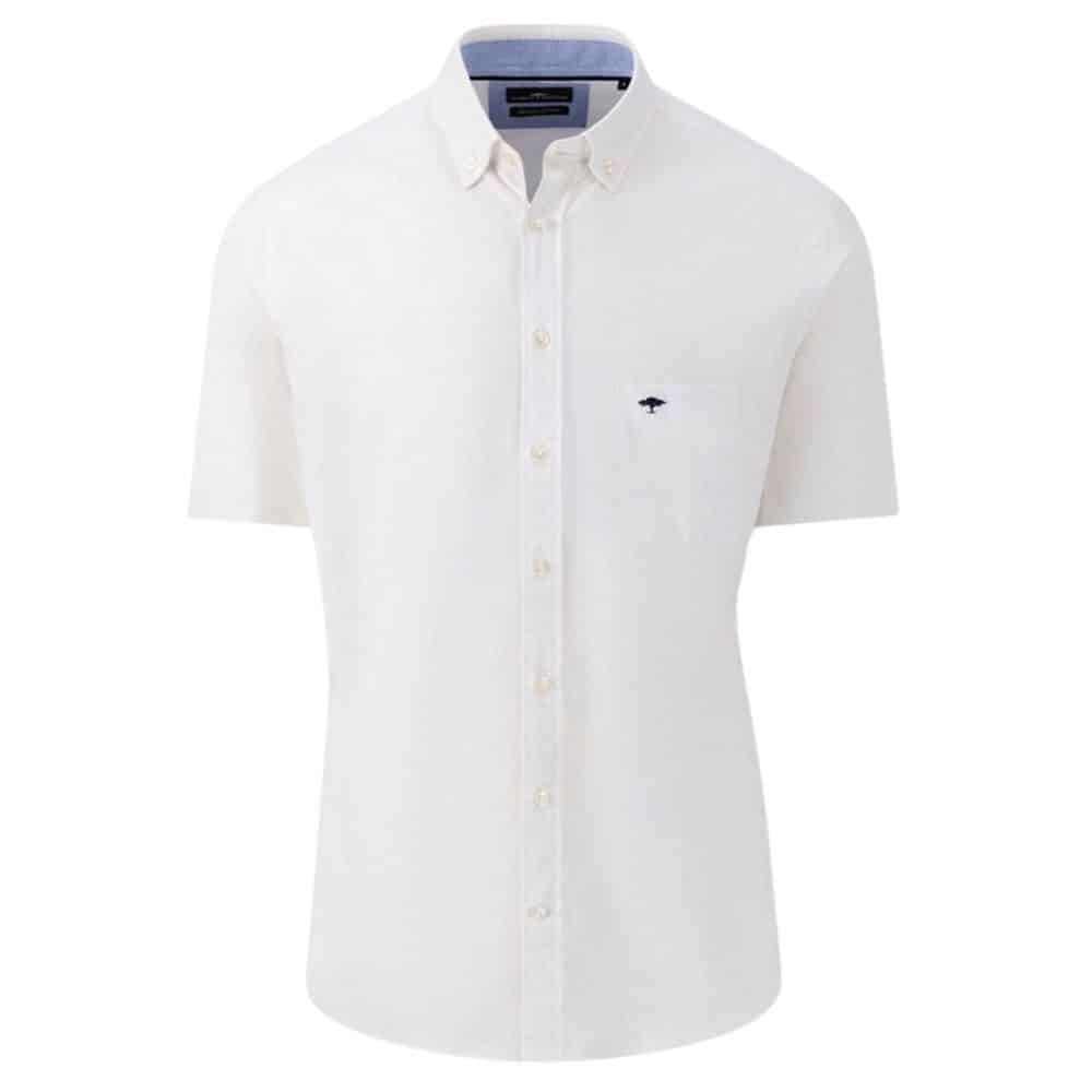 Fynch Hatton White SS Shirt 2024