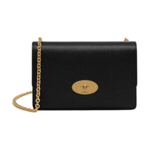 Mulberry Small Darley Black Small Classic Grain Bag