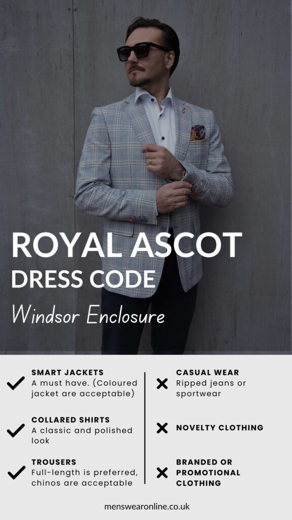 Royal Ascot dress code Windsor Enclosure