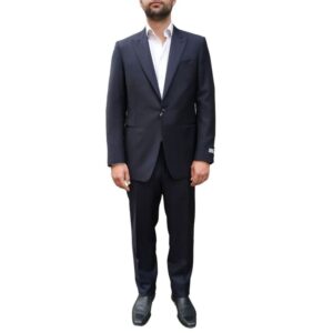 Canali Pure Wool Navy Dress Suit