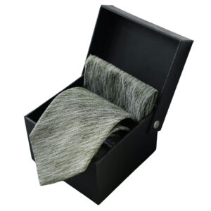 Warwicks Soho Twisted Silk Green Tie and Handkerchief Set