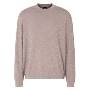 ARMANI EXCHANGE Dark Sand Crew Neck Jumper