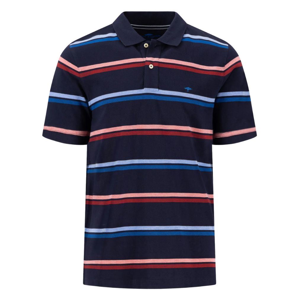 Fynch Hatton Strip Polo 1503 1704 front