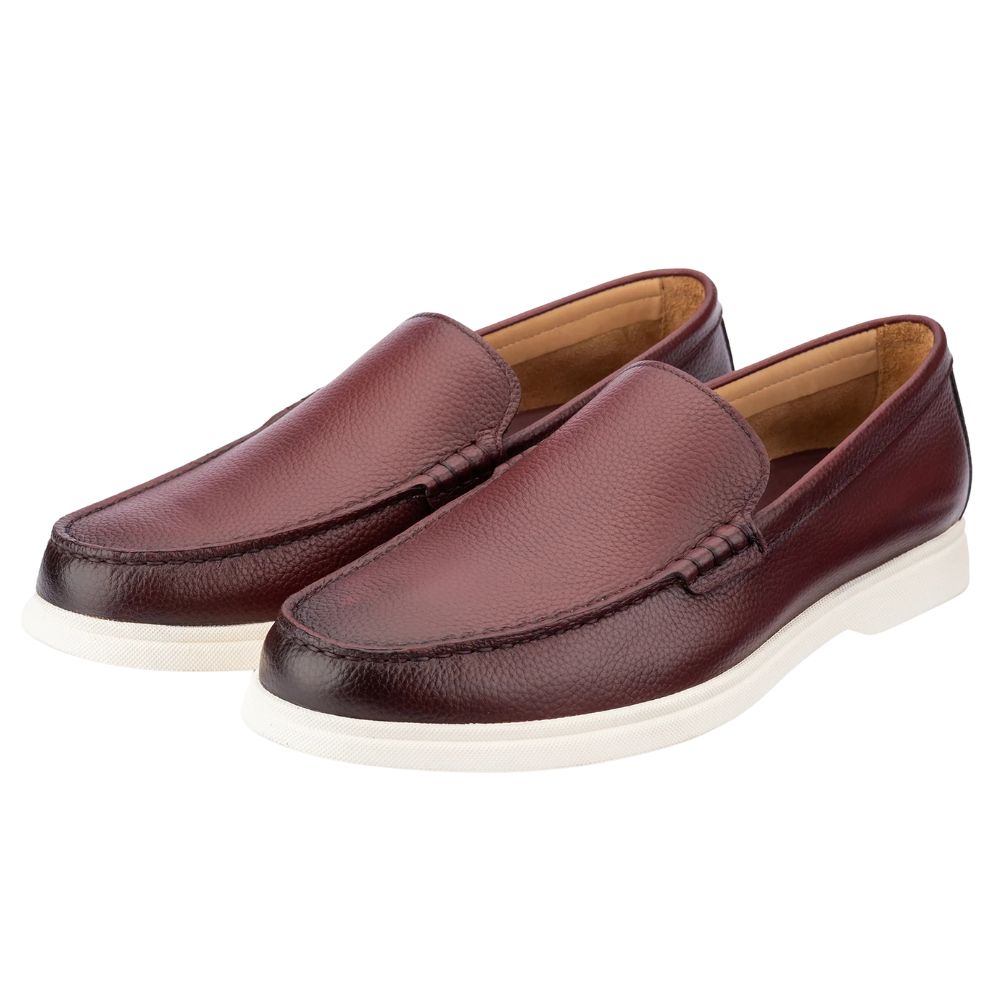 John White Ethan Brown Grain Boat Shoes 1