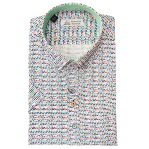 Warwicks White Sunglass Print Short Sleeve Shirt