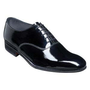 Barker Madeley Black Patent Oxford Shoe