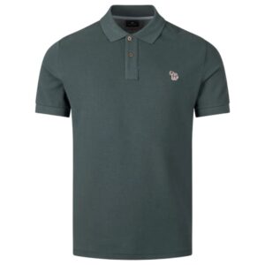 Paul Smith Green Organic Cotton Zebra Polo Shirt