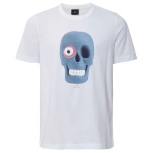 PS Paul Smith White Skull T-Shirt