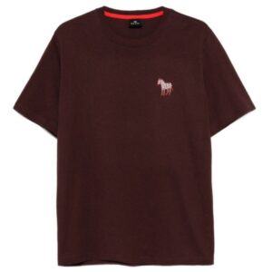 PS Paul Smith Red Cotton Zebra Logo T-Shirt