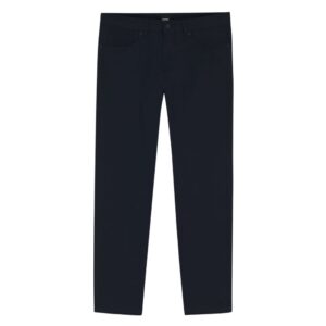 BOSS Delaware Slim-Fit Navy 5 Pocket Jeans in Cotton Blend