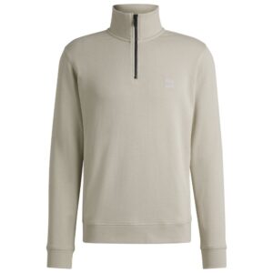Beige half zip