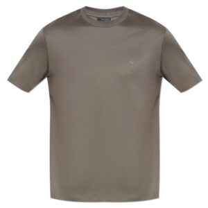 EMPORIO ARMANI Travel Essentials Lyocell-blend Green T-shirt