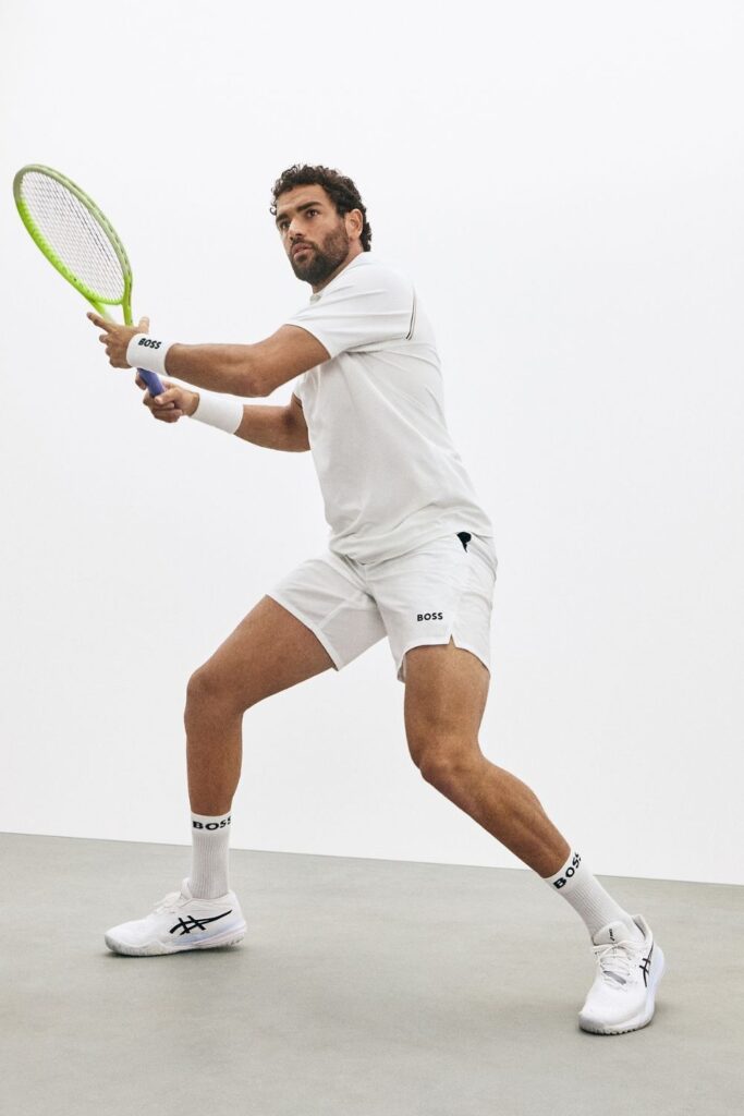 style a white polo shirt