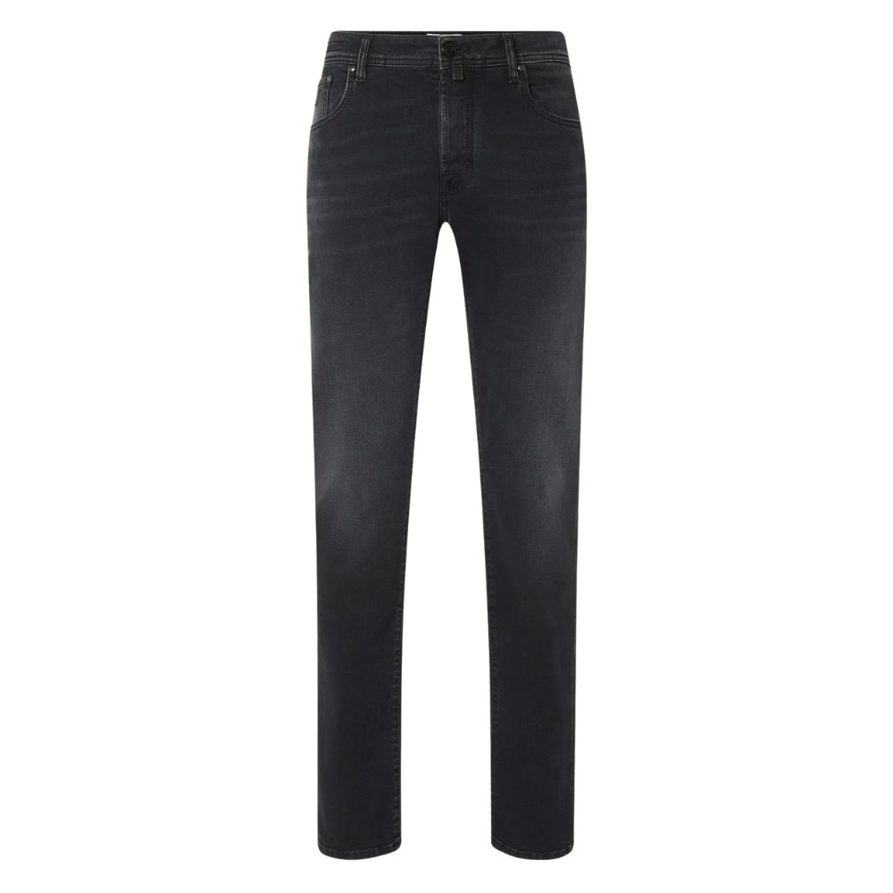 Jacob Cohen Bard Black Jeans in Stretch Denim Jeans