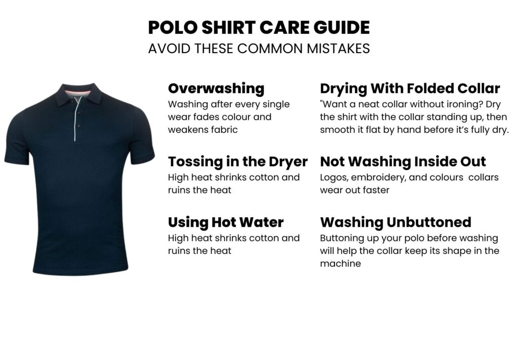 polo shirt care guide avoid these common mistakes