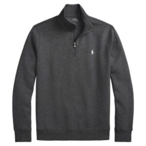 POLO RALPH LAUREN Double-Knit Grey Quarter-Zip